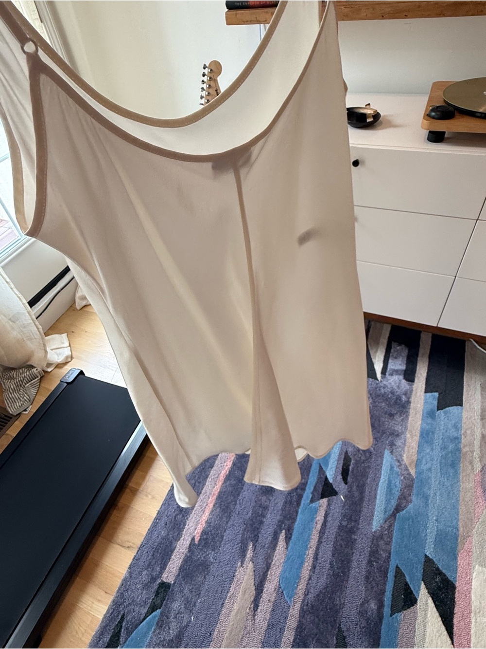 La Perla Cream Silk Slip Dress